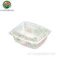 Caja de embalaje de plástico de ensalada fresca de plástico desechable